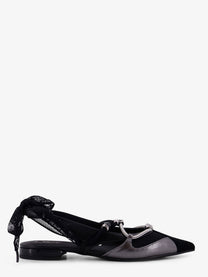 Pinko Women's Gianira Leather Ballerinas Black
