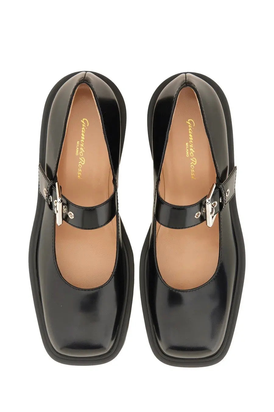 Gianvito Rossi Women's Leather Sandal Black, view 5
