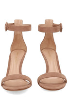 Gianvito Rossi Women's Heeled Portofino Sandals Beige, view 3