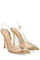 Gianvito Rossi Women's Slingback Pumps Diana Gold, view 2