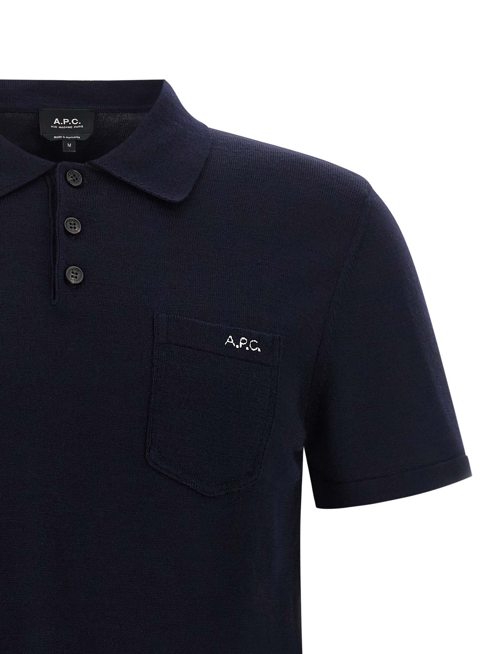 A.P.C Gide Polo Shirt Blue