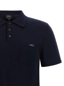 A.P.C Gide Polo Shirt Blue