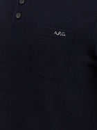 A.P.C Gide Polo Shirt Blue, view 4