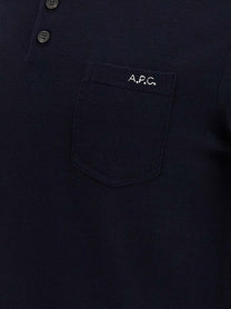 A.P.C Gide Polo Shirt Blue