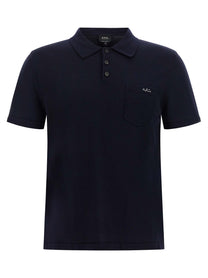 A.P.C Gide Polo Shirt Blue
