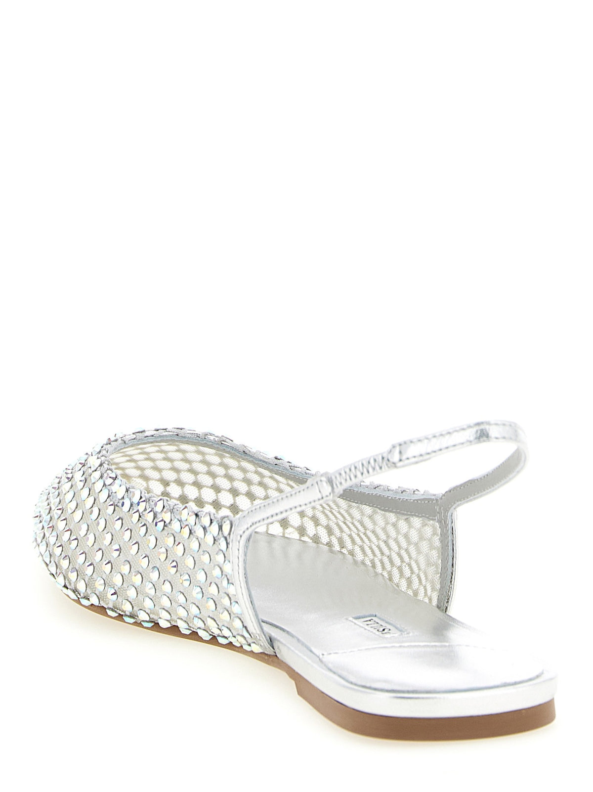 Le Silla Gilda Ballet Flats Silver