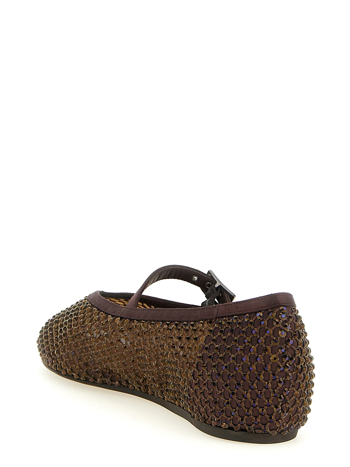 Le Silla Gilda Ballet Flats Brown, view 3