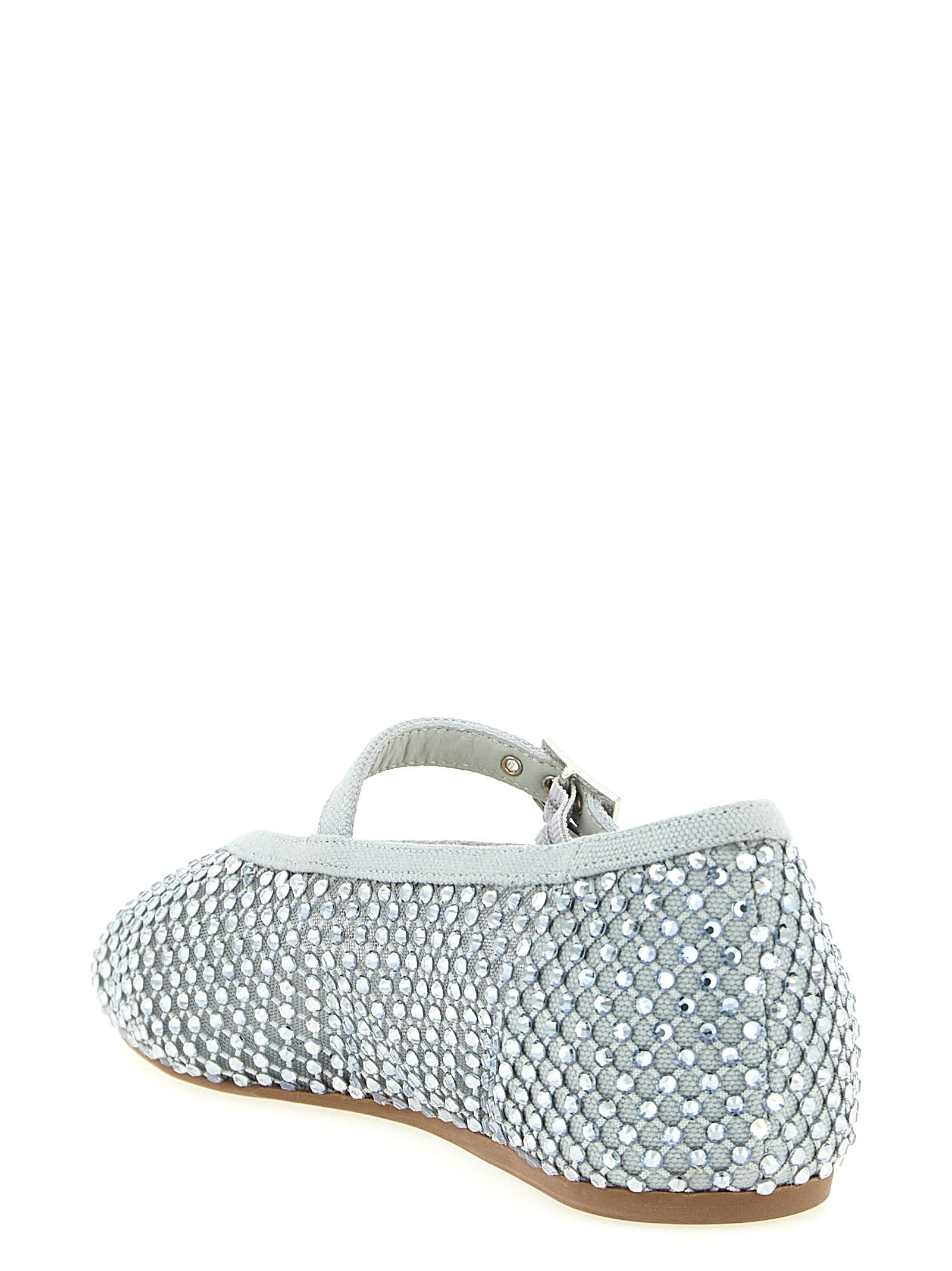 Le Silla Gilda Ballet Flats Silver