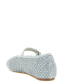 Le Silla Gilda Ballet Flats Silver