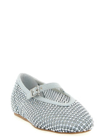 Le Silla Gilda Ballet Flats Silver