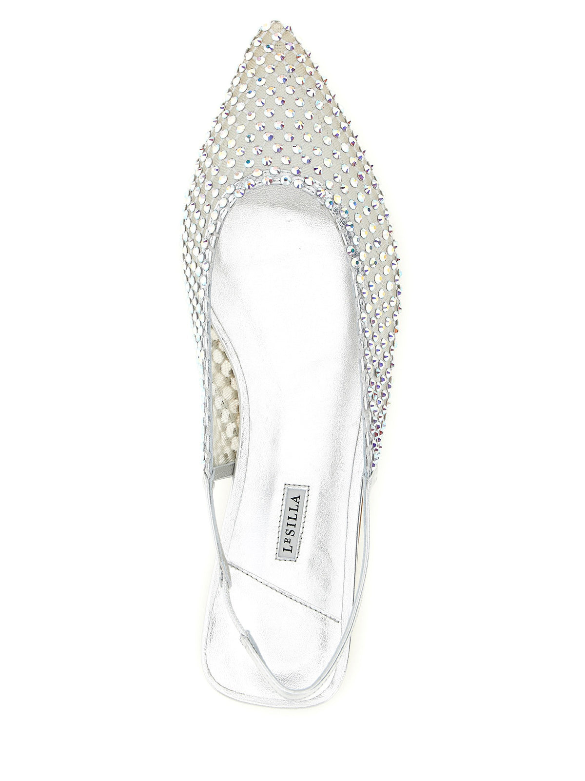 Le Silla Gilda Ballet Flats Silver