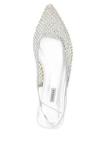 Le Silla Gilda Ballet Flats Silver