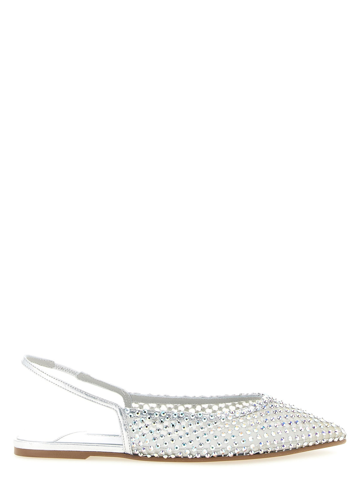 Le Silla Gilda Ballet Flats Silver