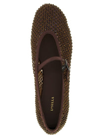 Le Silla Gilda Ballet Flats Brown, view 4