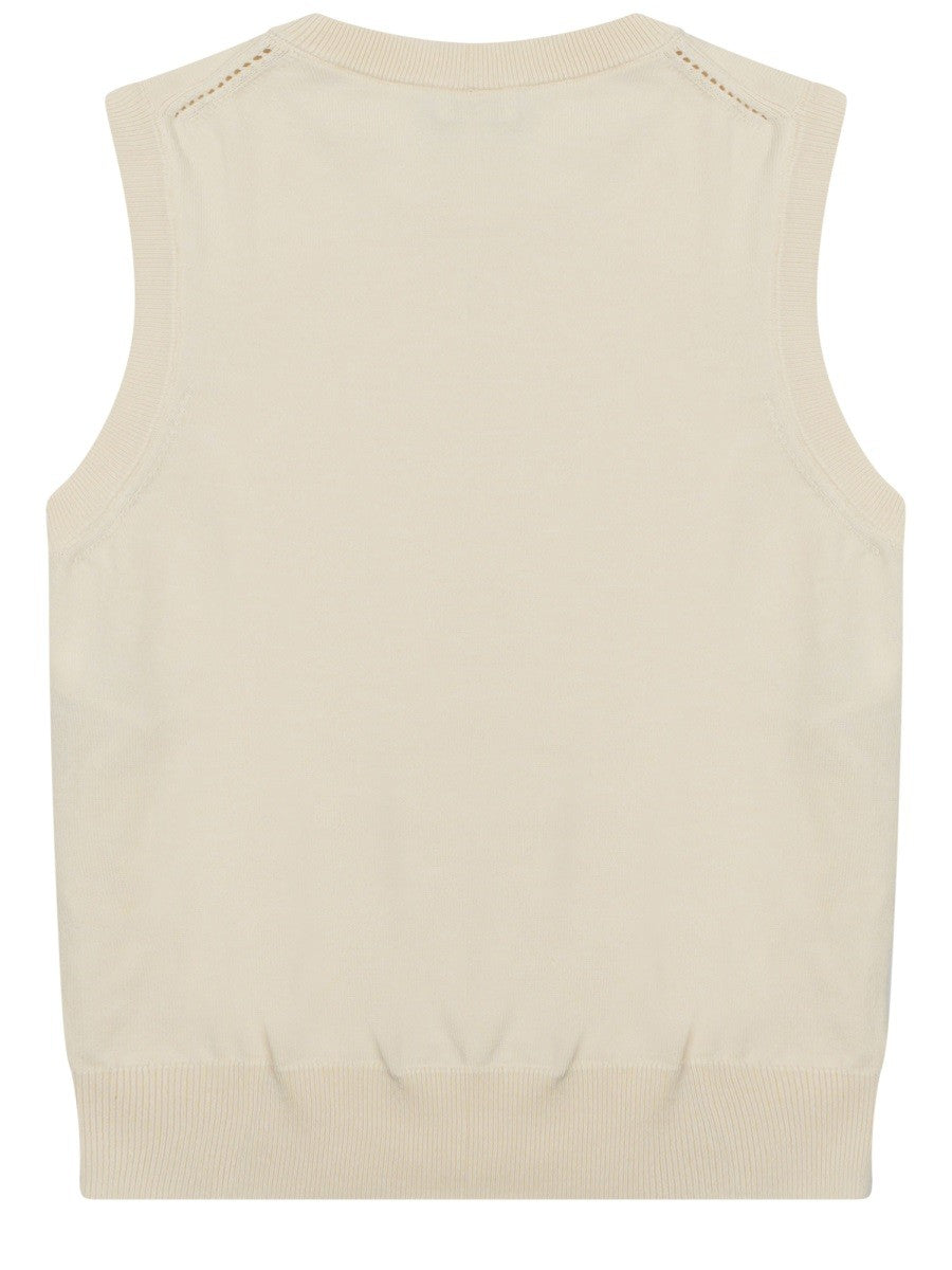 Celine Women's Gilet Con Beige