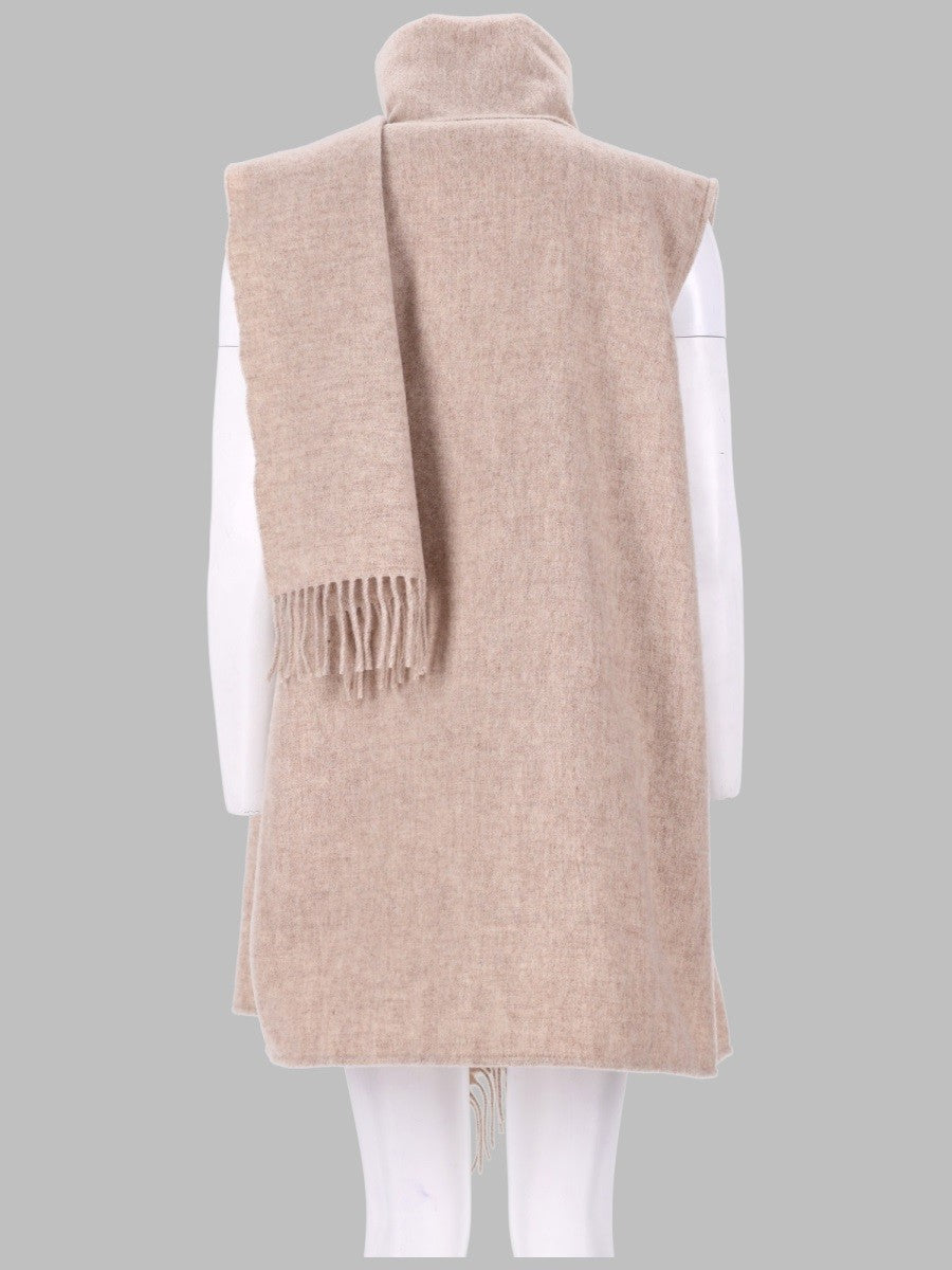 Fabiana Filippi Women's Gilet Con Sciarpa in Lana Blue