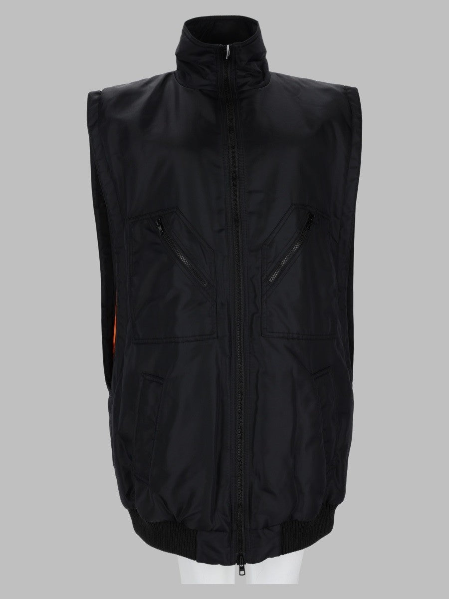 MM6 Maison Margiela Women's Gilet Con Zip Black