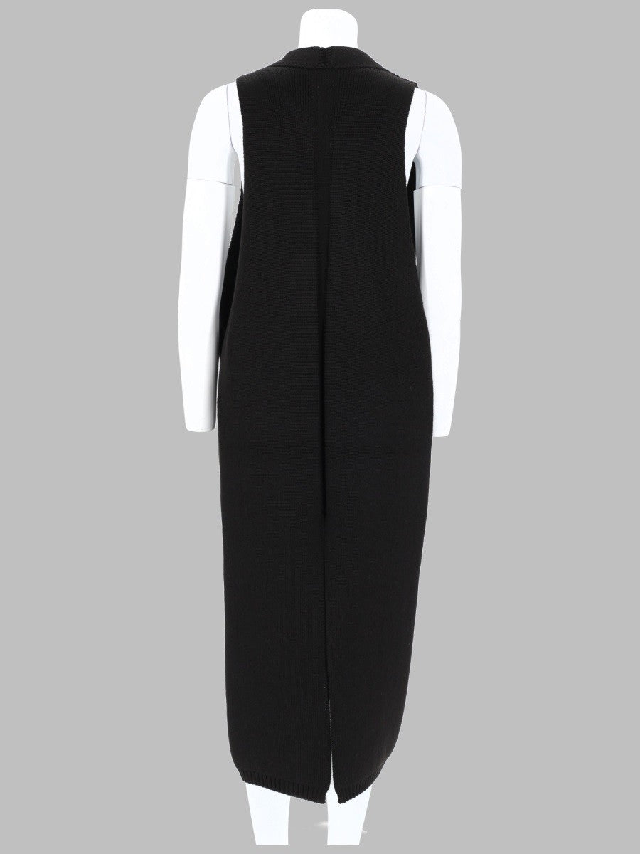 Rick Owens Women's Gilet Cyclops in Maglia Black