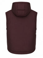 S MAX MARA Women's Hooded Gilet Padded Red, view 3
