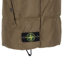 Stone Island Men's Gilet Imbottito in Piuma Resistente AL Vento Con Antigoccia Green