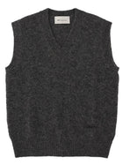 Ami Paris Men's Alpaca Gilet Grey