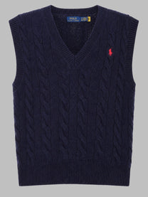 Polo Ralph Lauren Women's Gilet in Lana Cashmere Blue