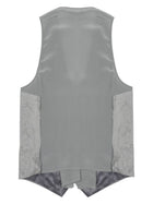 Alysi Women's Silk Gilet Grey, view 3