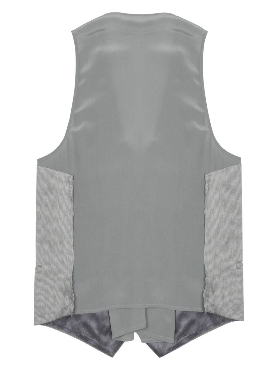 Alysi Women's Silk Gilet Grey, view 3