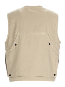 Stone Island Men's Gilet Oversize Con Patch Beige