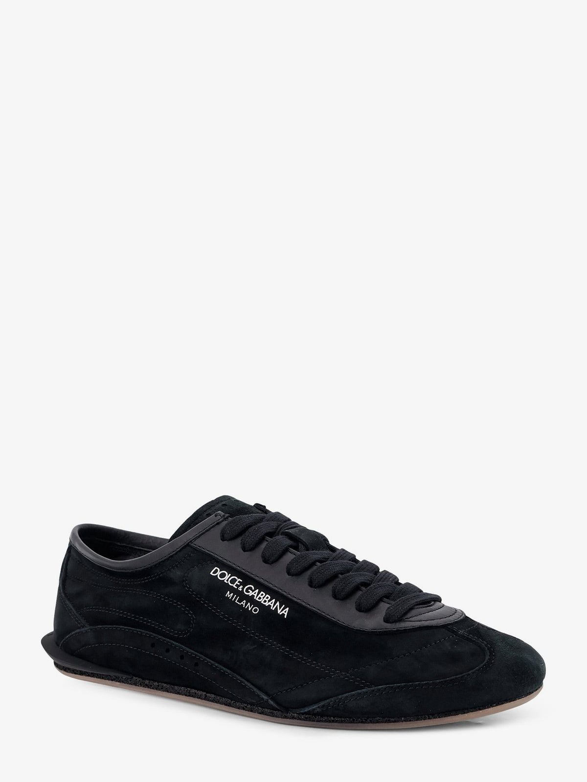 Dolce &amp; Gabbana Men's Gimondi Plus Leather Sneakers Black, view 2