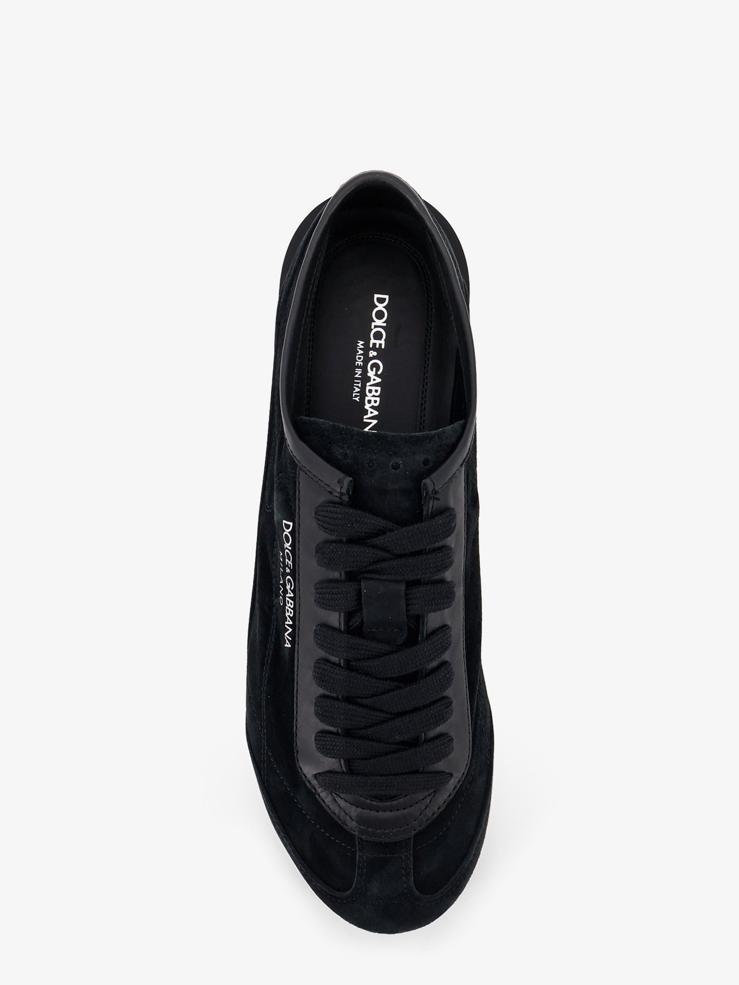 Dolce &amp; Gabbana Men's Gimondi Plus Leather Sneakers Black