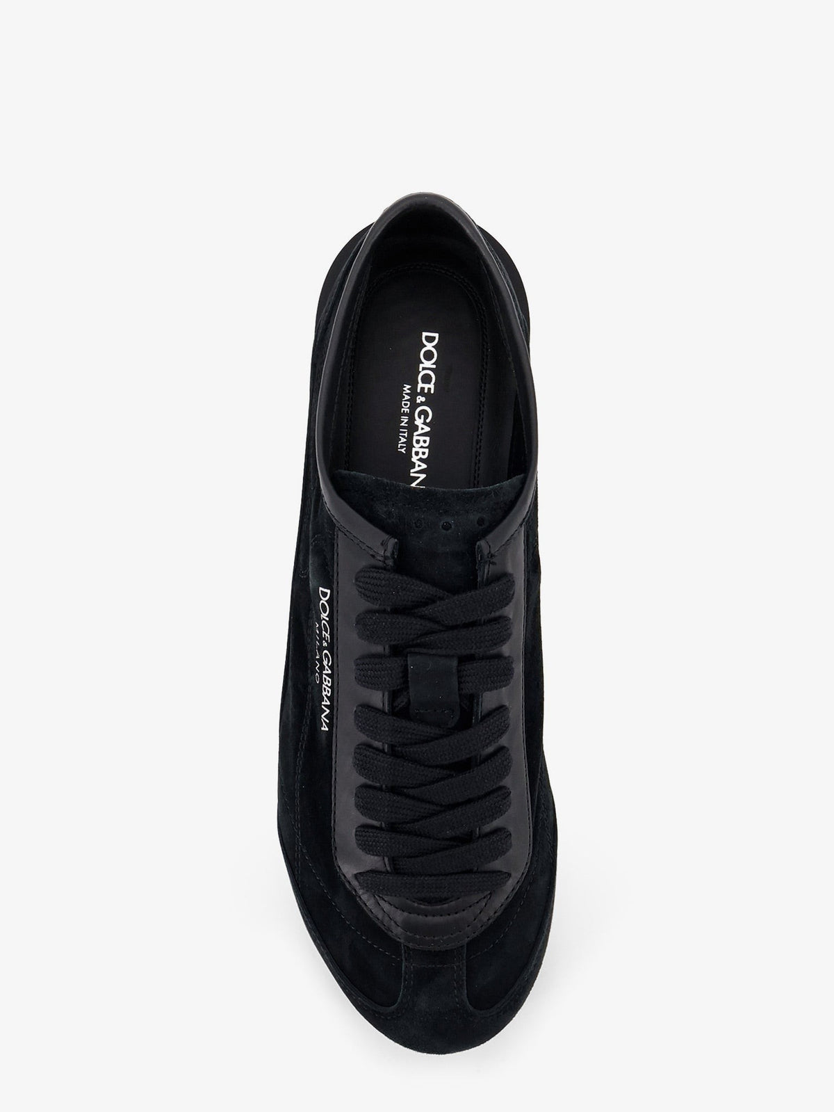 Dolce &amp; Gabbana Men's Gimondi Plus Leather Sneakers Black, view 5