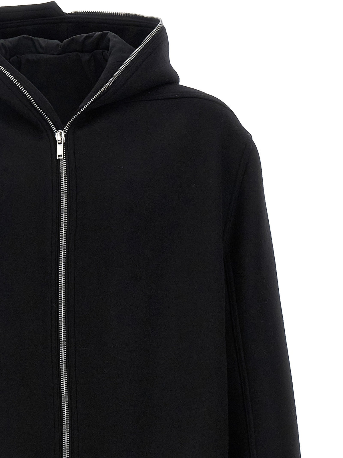 Rick Owens Gimp Mac Coat Black, view 3