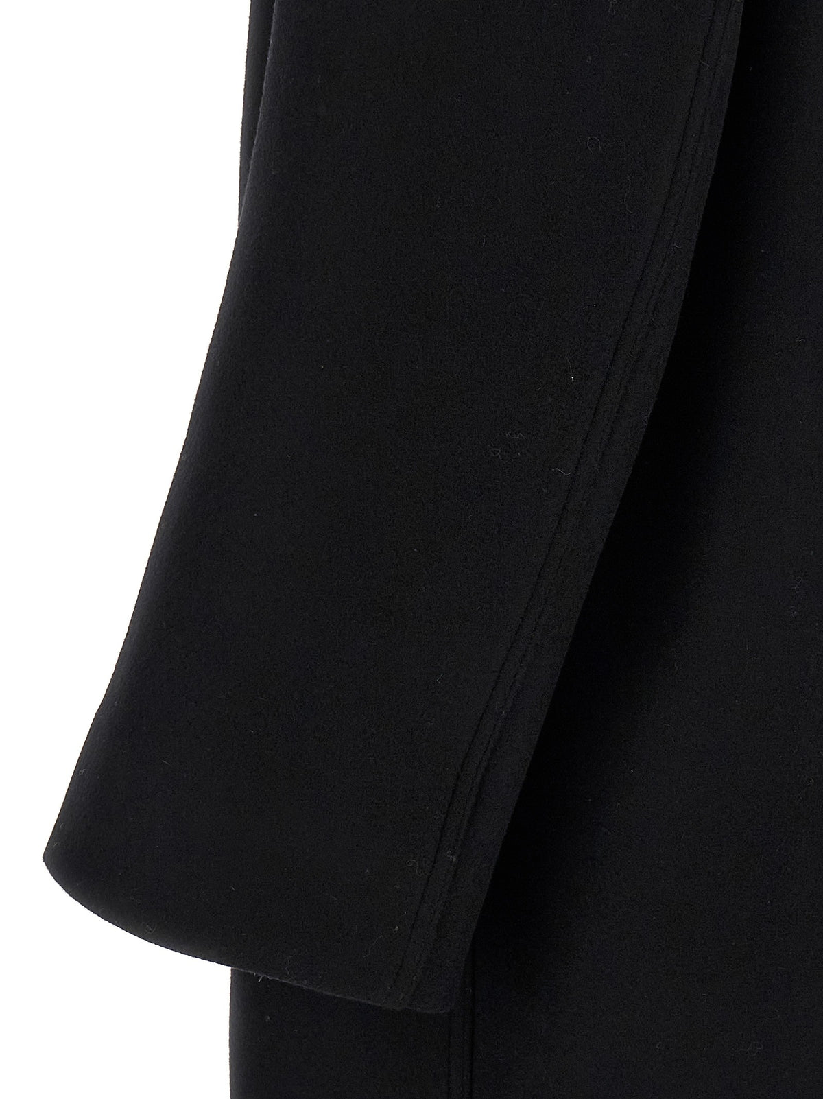 Rick Owens Gimp Mac Coat Black, view 4