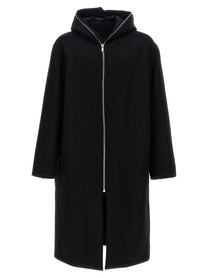 Rick Owens Gimp Mac Coat Black