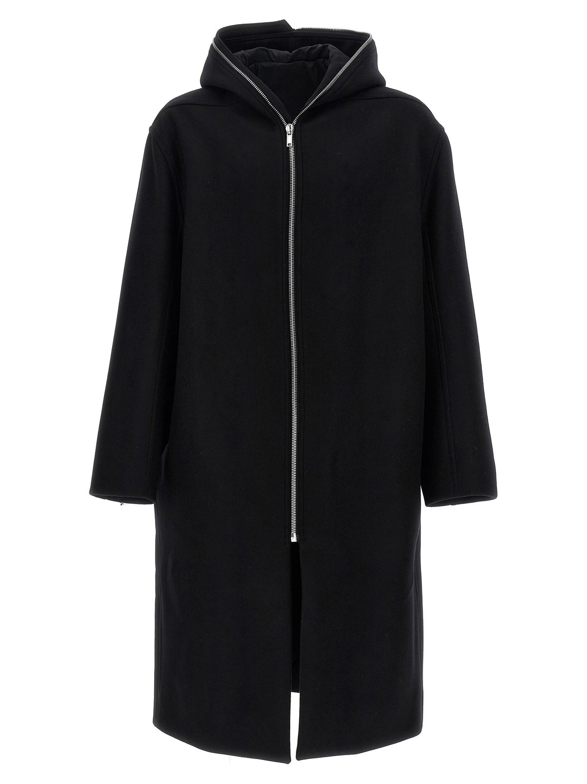 Rick Owens Gimp Mac Coat Black