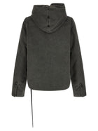 DRKSHDW Men's Gimp Zipfront Kjt in Organic Cotton GRAVEL, view 2