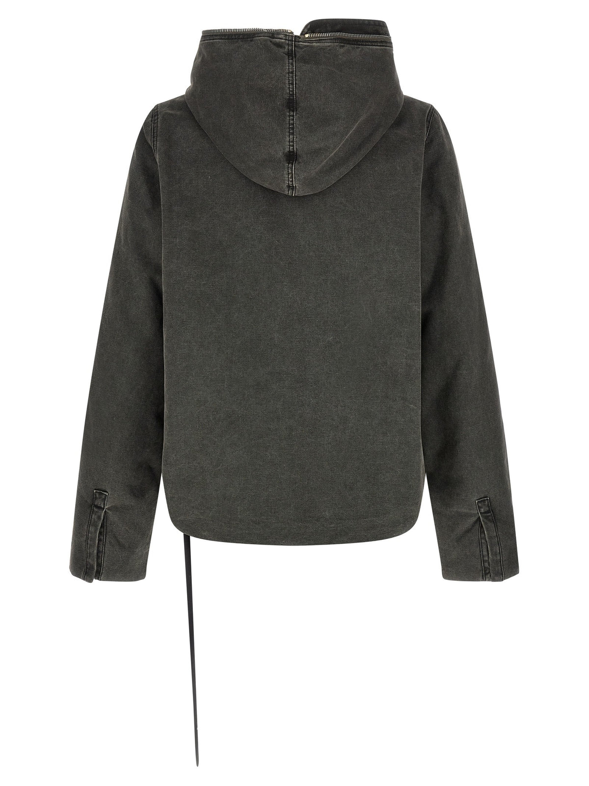 DRKSHDW Men's Gimp Zipfront Kjt in Organic Cotton GRAVEL, view 2
