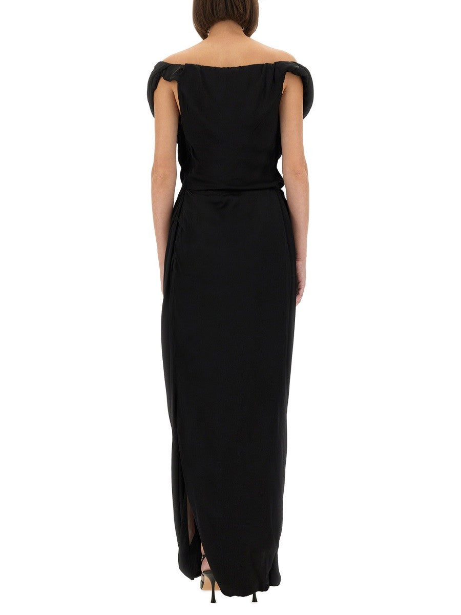 Vivienne Westwood Women's Ginnie Amber Long Dress Black