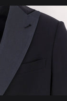 Giorgio Armani Men's Soho Virgin Wool Tuxedo Blue, view 5