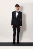Giorgio Armani Men's Soho Virgin Wool Tuxedo Blue, view 2