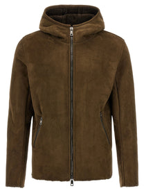GIORGIO BRATO - GIORGIO BRATO - Shearling hooded jacket - Men’s Outerwear