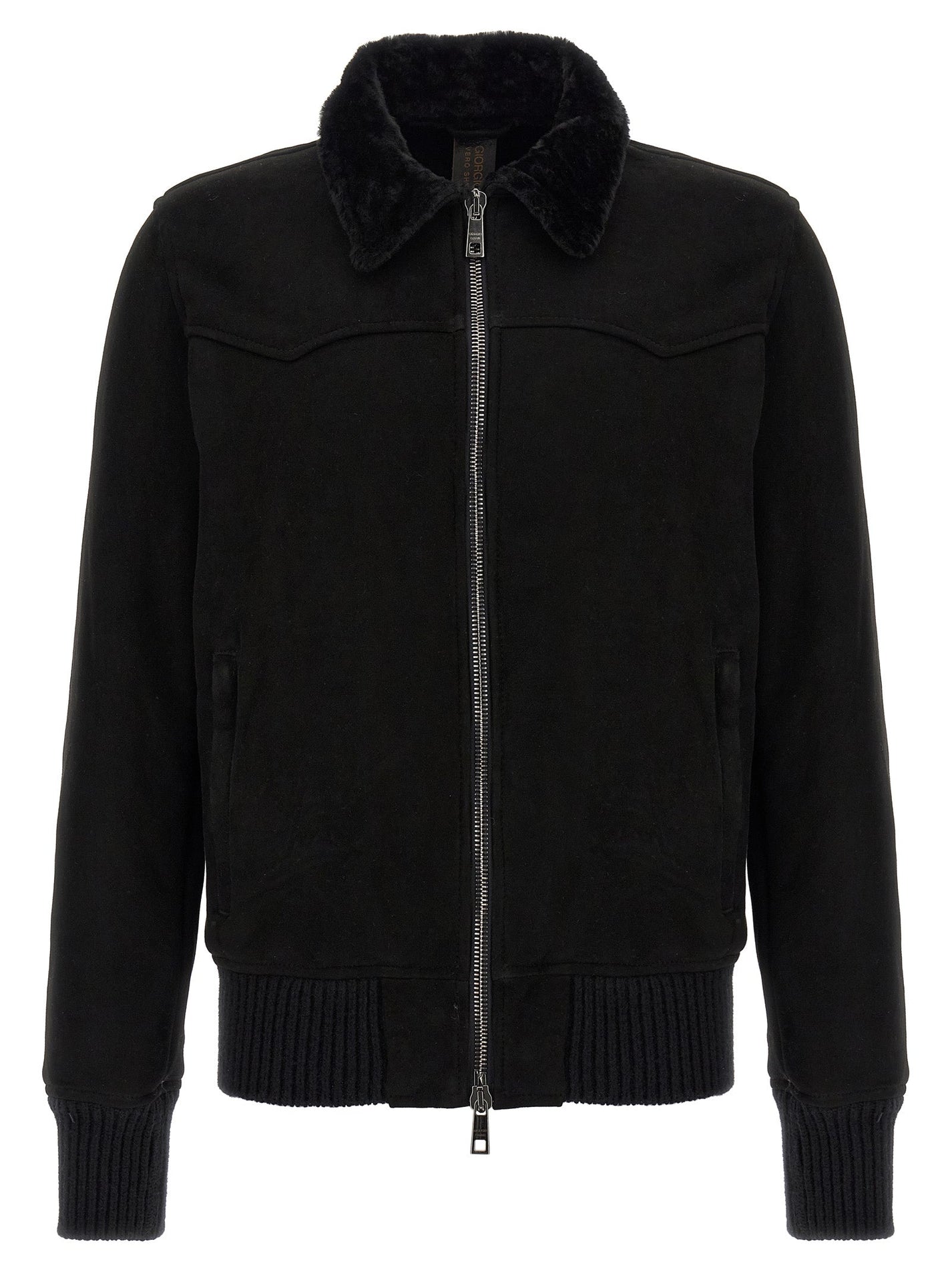 GIORGIO BRATO - GIORGIO BRATO - Sheepskin bomber jacket - Men’s Outerwear