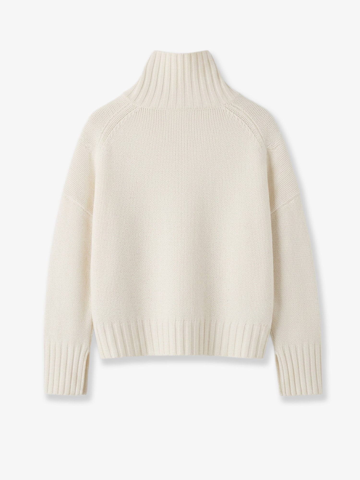 Soft Goat Women's Girlfriend Cashmere Turtleneck White