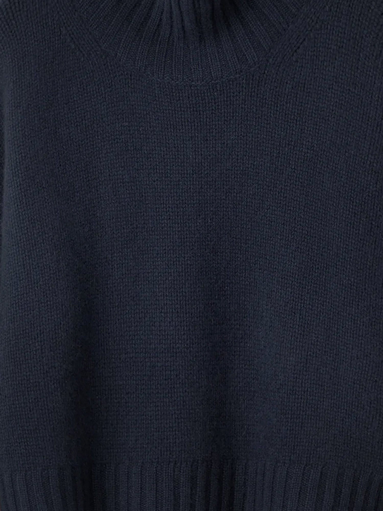 Soft Goat Women's Girlfriend Cashmere Turtleneck Blue