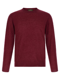 Zanone Giro Inn Cashmere Sweater Red