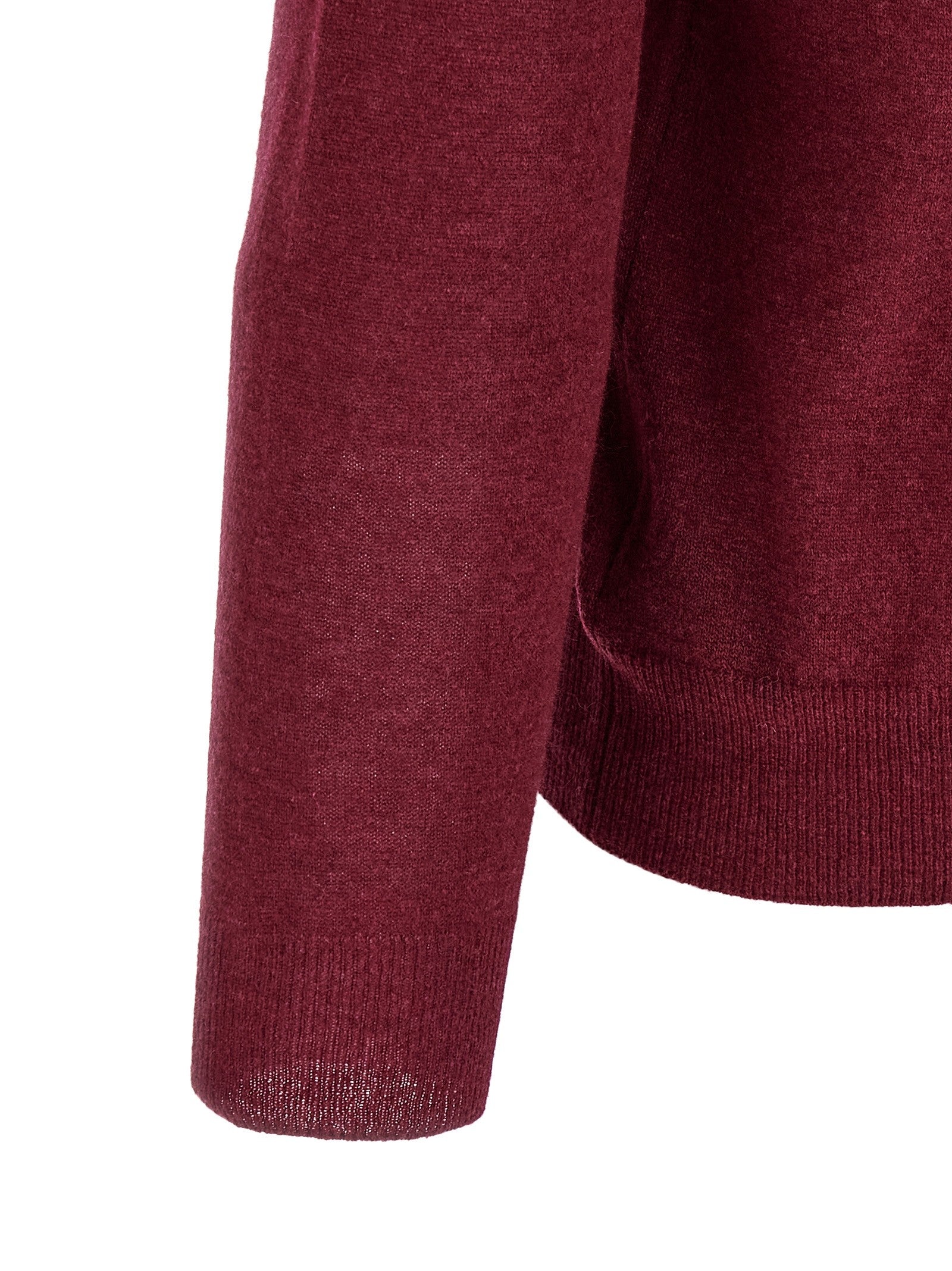 Zanone Giro Inn Cashmere Sweater Red