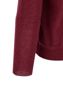 Zanone Giro Inn Cashmere Sweater Red