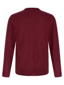 Zanone Giro Inn Cashmere Sweater Red