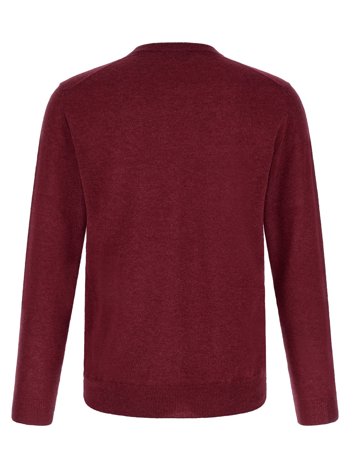 Zanone Giro Inn Cashmere Sweater Red, view 2